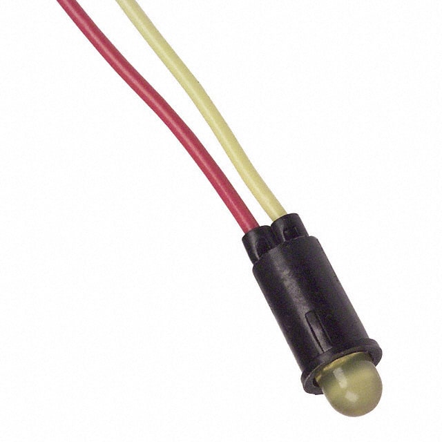 5100H7LC LED YELLOW 1/4"HOLE LOWCUR PNLMN