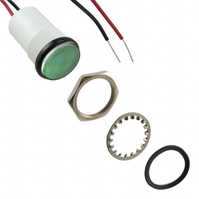 5571603203 LED PNL MT 11/16" 12V WT GREEN
