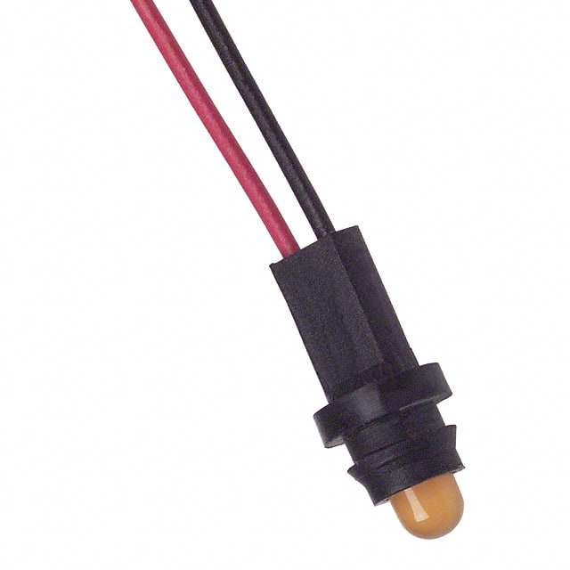 SSI-RM3091SOD-150 LED 3MM SUP ORNG 6"LDS REARPNLMT