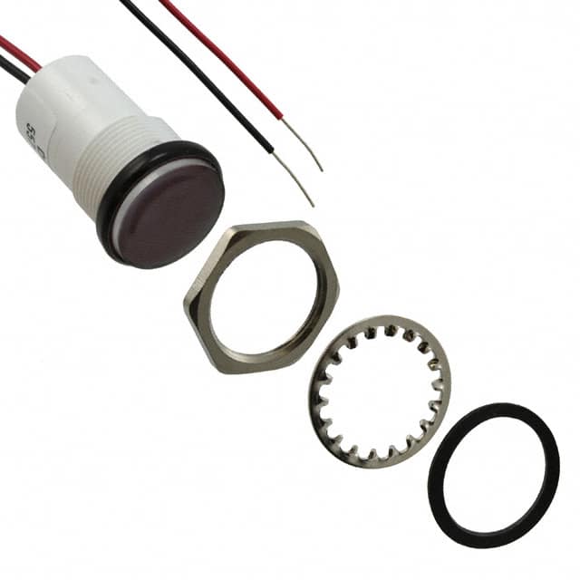 5571503203 LED PNL MT 11/16" 12V WT RED