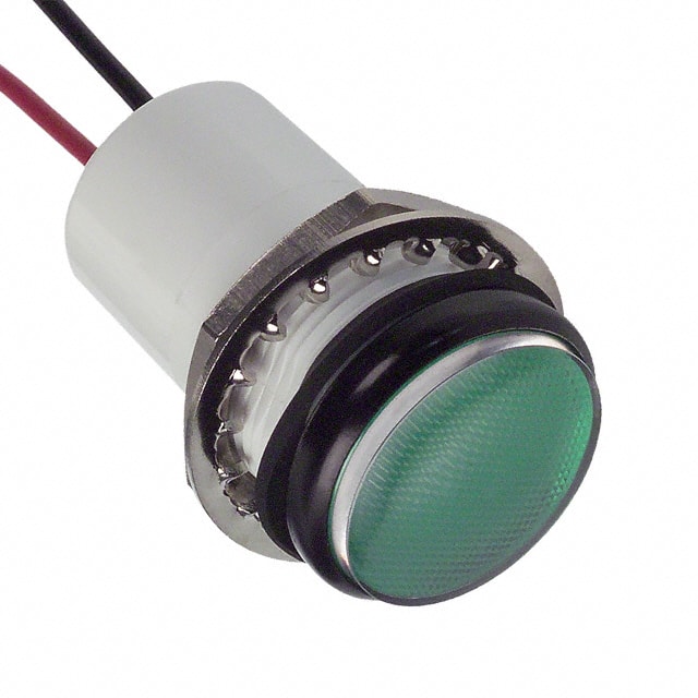 5571605203 LED PNL MT 11/16" 24V WT GREEN