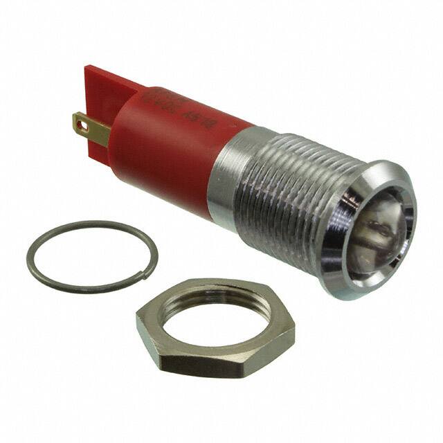 Q14P1CXXSR12 INDICATOR 12V 14MM PROMINENT RED