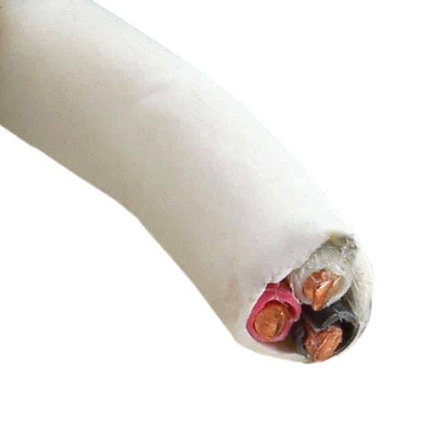 6623 WH005 CABLE 3COND 24AWG WHITE 100'