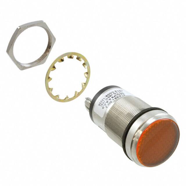5561904324F LED 1" FLAT ORG PMI 24V C1D2