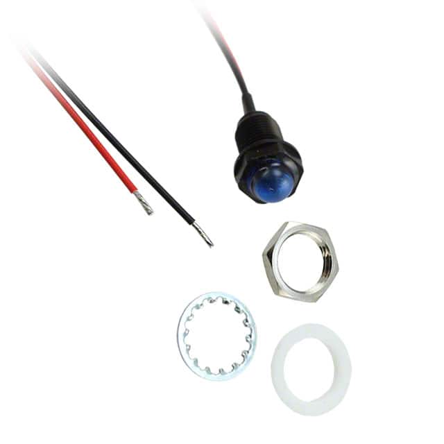 PM5-AP7B3.4V PANEL MOUNT ASSEMBLY BLUE, 8.5MM