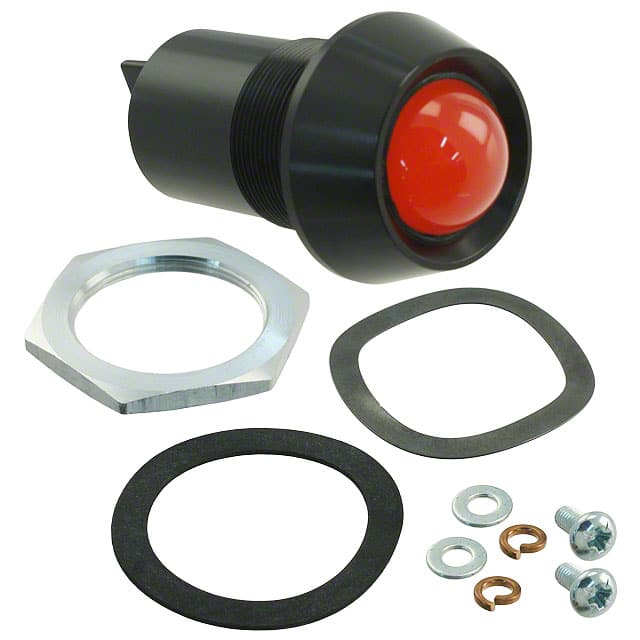 PM5-A20R110V PANEL MOUNT ASSEM 25.4MM RED