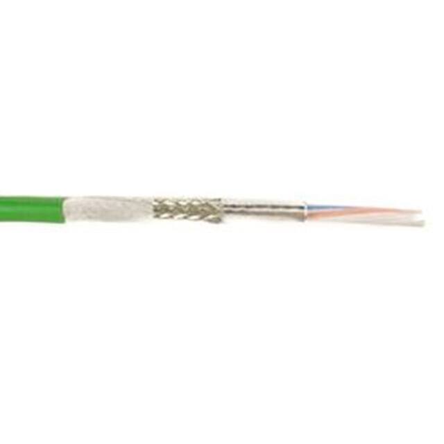 74005 GR002 CABLE 4CON 22AWG GREEN SHLD 500'