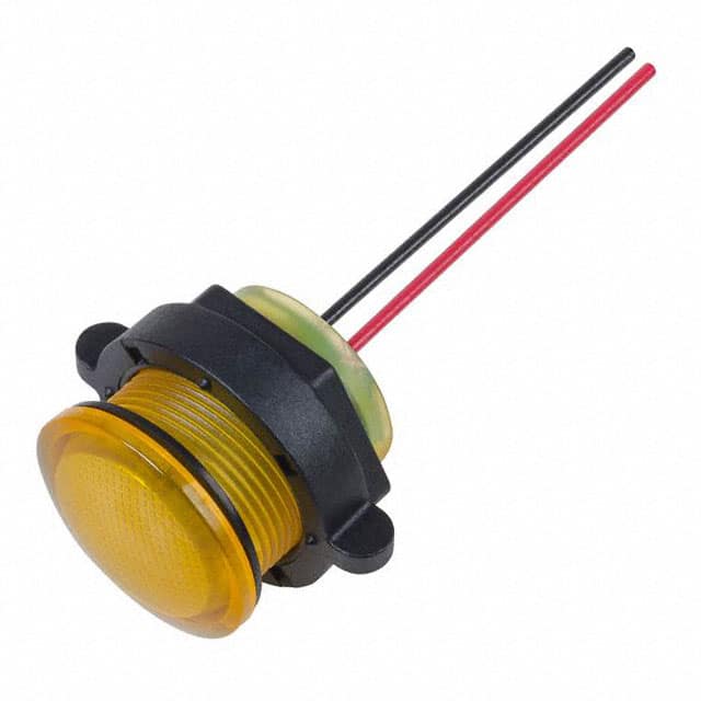 CNX722C40005T 22MM YELLOW 5V SOLDER TERMINALS