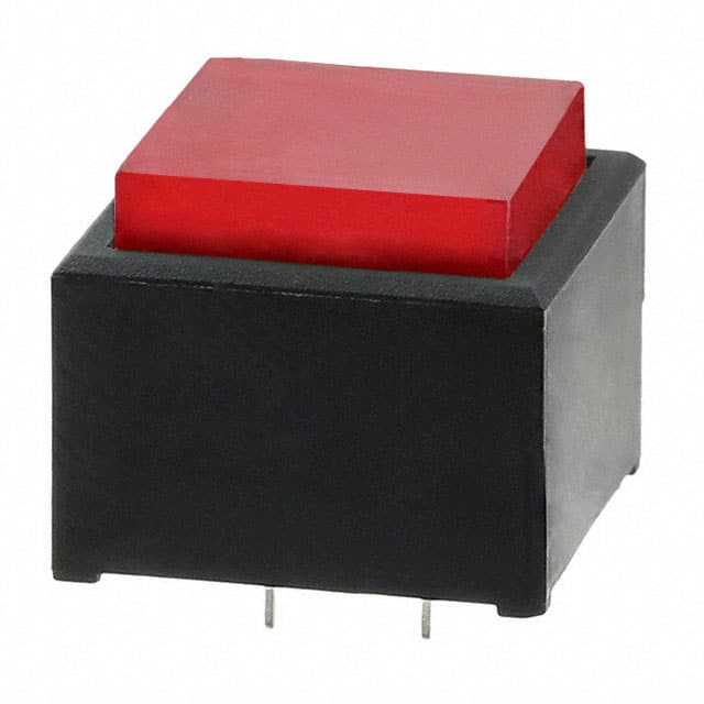 LP1S-L2-Z PILOT LIGHT 12MM SQ RED CAP RED