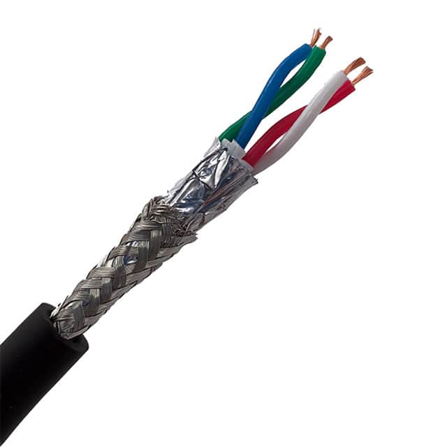 IO-D22428- 500SP MULTI-PAIR 4COND 24AWG BLK 500'