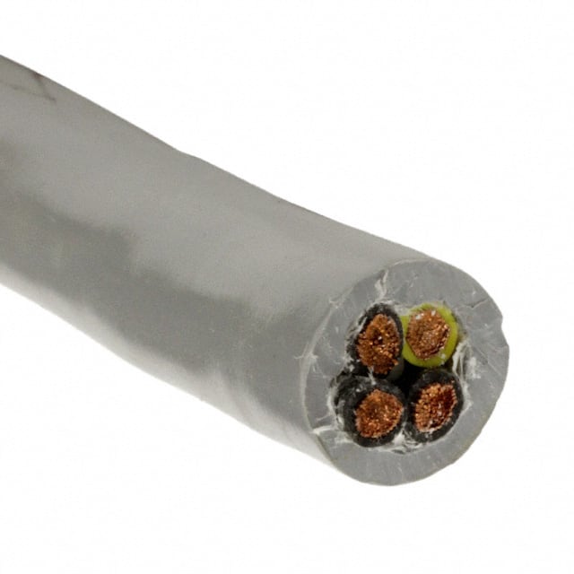 65104 SL005 CABLE 4COND 10AWG SLATE 100'