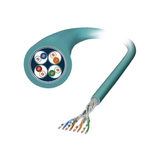 1416347 CABLE CAT6 8COND 26AWG BLUE 100M
