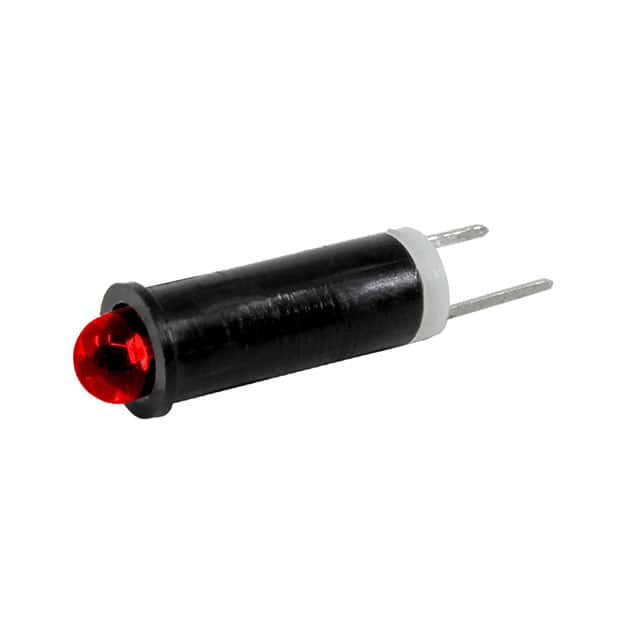 405-BR24H-O PMI .250" LED 24V TAB CLEAR RED