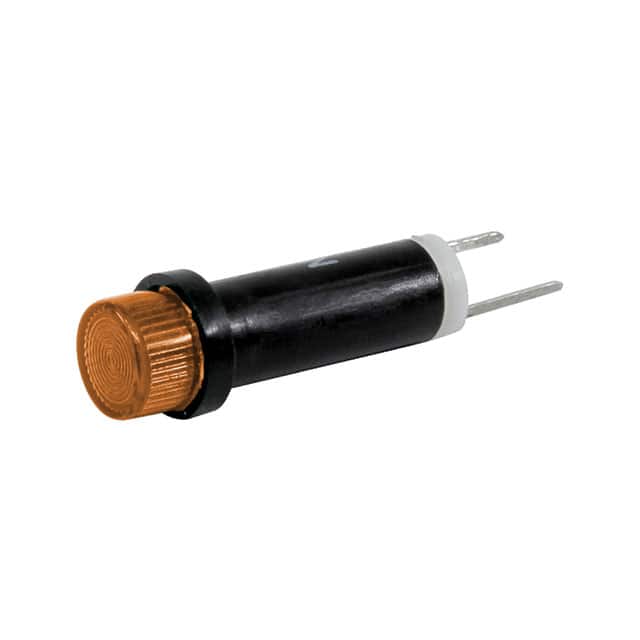 41-BCA5H-CAO PMI LED .250" HI HAT PIN 5V AMBE