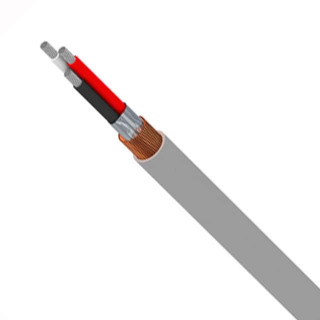 76003WS 008100 CABLE 3CON 28AWG CHROM SHLD 100'