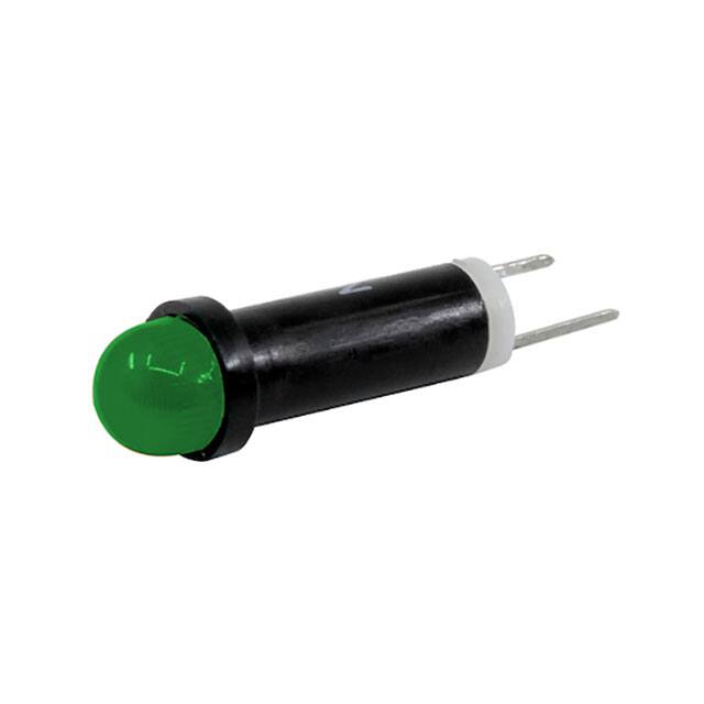 46-BCG5H-NGO PMI LED .250" HI-DOME 5V GREEN