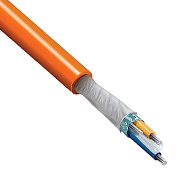 3076F 003500 CABLE 2COND 18AWG ORG SHLD 500'