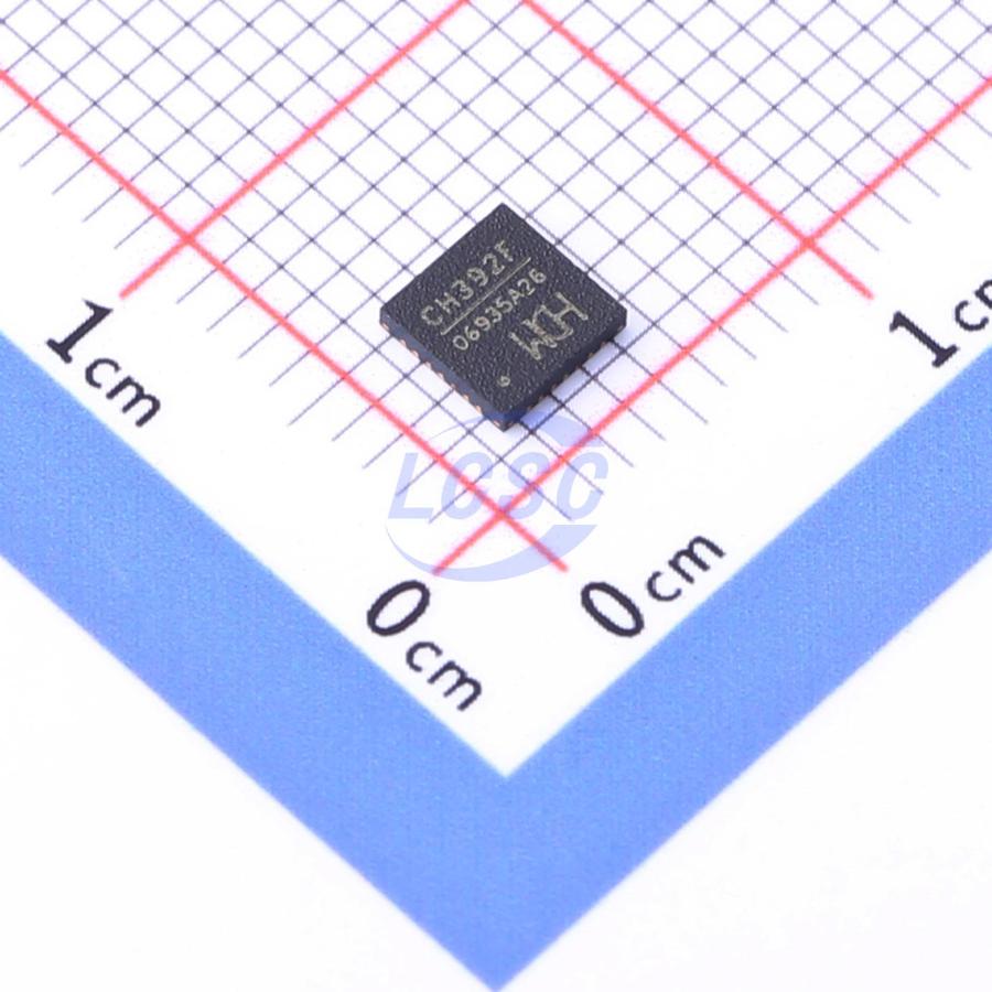 CH392F The WCH CH392F is an Ethernet Protocol Stack Chip. It comes in a QFN28 package and is RoHS3 Compliant.