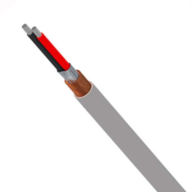 76102WS 0081000 CABLE 2COND 26AWG CHRM SHD 1000'