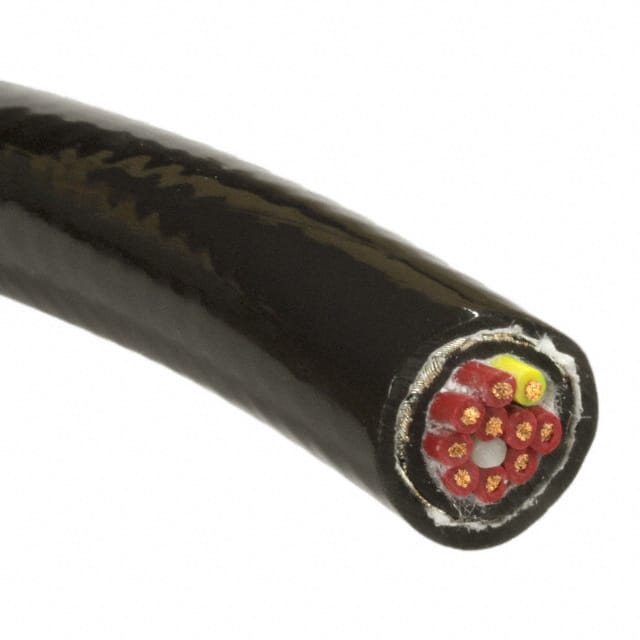 85010CY BK005 CABLE 10COND 20AWG BLK SHLD 100'