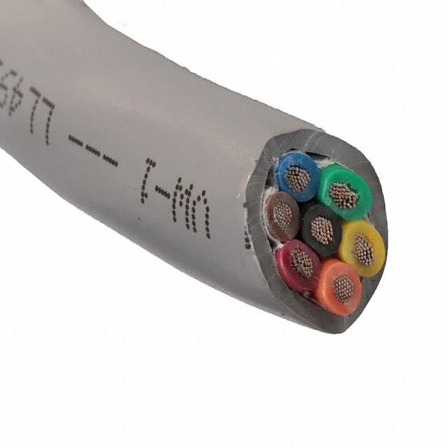 5447 SL005 CABLE 7COND 14AWG SLATE 100'
