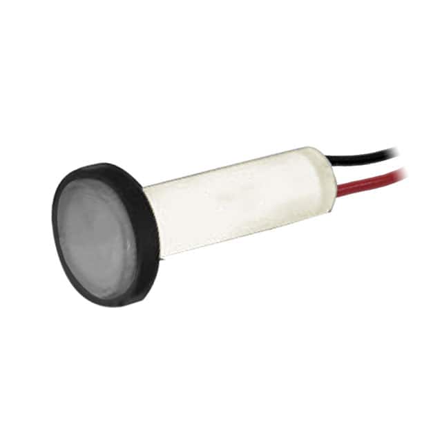 464W-NWW5H-CWO PMI .250" LED 5V WIRE CLEAR CWHT
