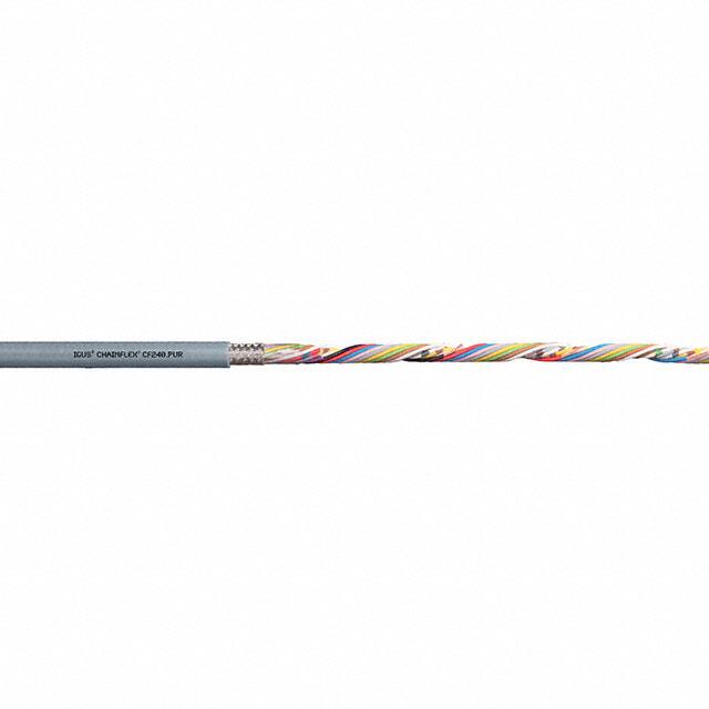 CF240-PUR-02-18 CABLE 18CON 24AWG GRAY SHLD FEET