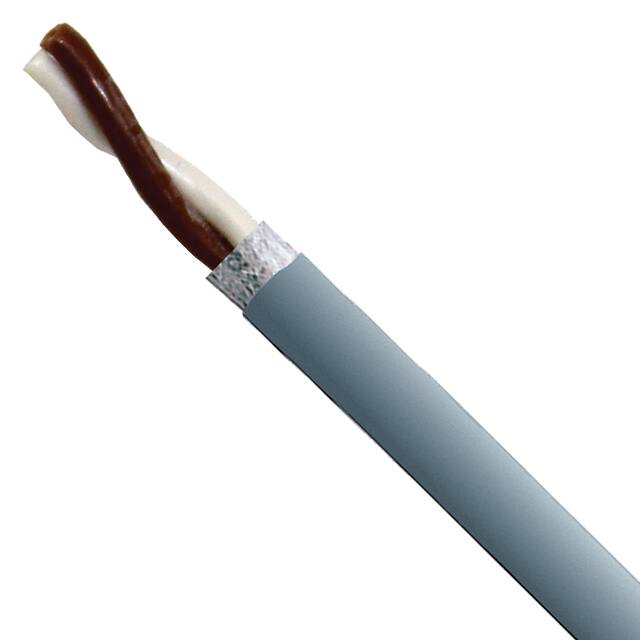 7740202 CABLE 2COND 24 AWG GRAY 1=1FT