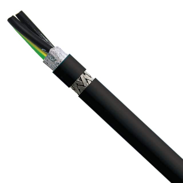 93341203 CABLE 3COND 12AWG BLK SHLD 1=1FT