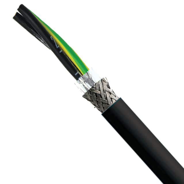 95561203 CABLE 3COND 12AWG BLK SHLD 1=1FT