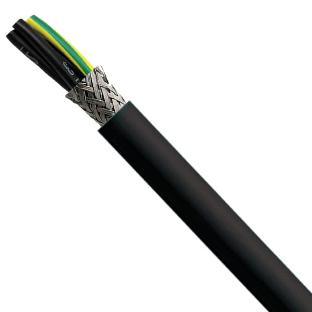 93340804 CABLE 4COND 8AWG BLK SHLD 1=1FT