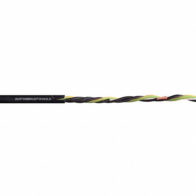 CF34-UL-160-04-D CABLE 4COND 6AWG BLACK FEET