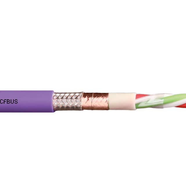 CFBUS-001 CABLE 2COND 24AWG VIO SHLD 1=1FT