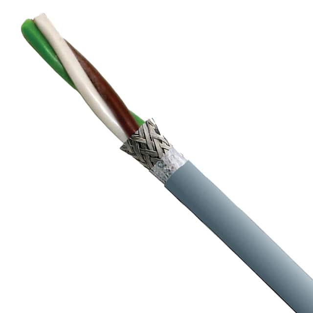 7840302 CABLE 3COND 24AWG GRY SHLD 1=1FT