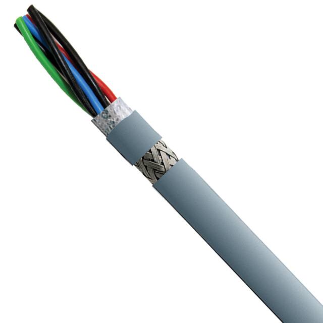 7772204 MULTI-PAIR 8COND 22AWG BLK 1=1FT