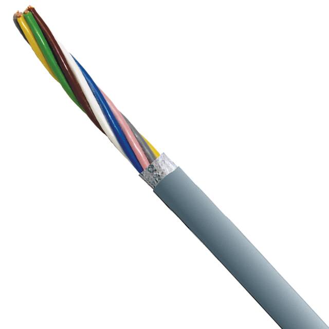 7740702 CABLE 2COND 24 AWG GRAY 1=1FT
