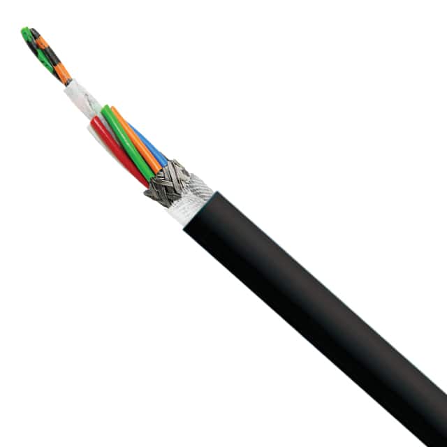 7852210 CABLE 10COND 22AWG BLK SHD 1=1FT