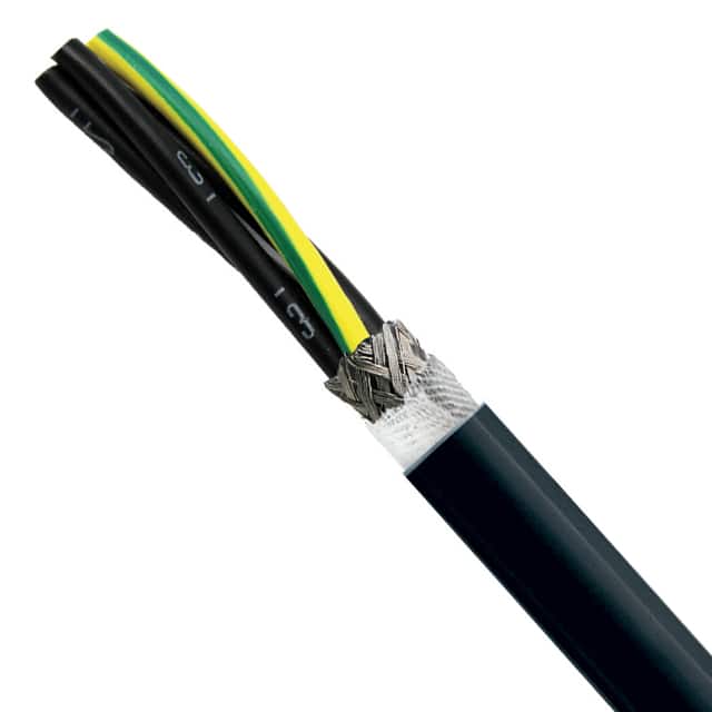 7540404 CABLE 4COND 4AWG BLK SHLD 1=1FT