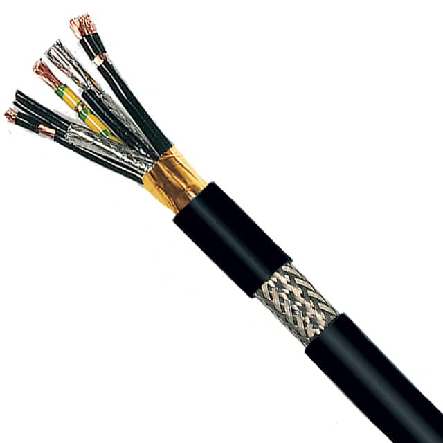 35690204 CABLE 6COND 2AWG/14AWG BLK 1=1FT