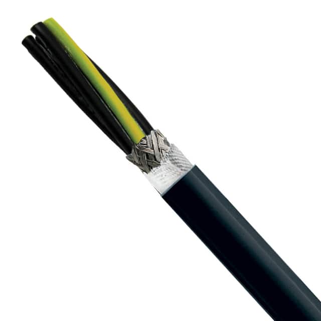 7541207 CABLE 7COND 12AWG BLK SHLD 1=1FT