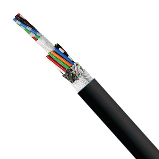 7852218 CABLE 18COND 22AWG BLK SHD 1=1FT