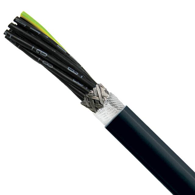 7542012 CABLE 12COND 20AWG BLK SHD 1=1FT