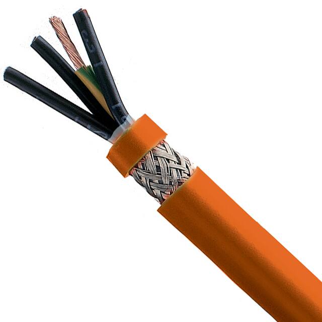 8340204 CABLE 4COND 2AWG ORG SHLD 1=1FT
