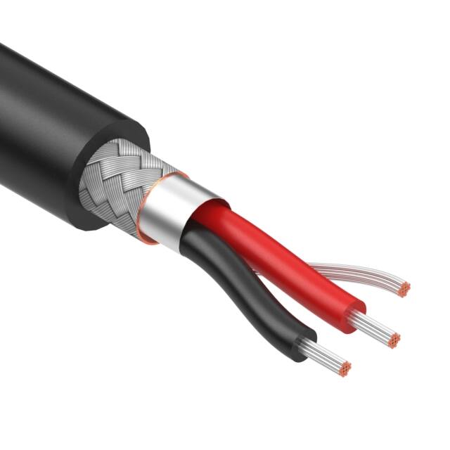 30-01564 CABLE 2COND 26AWG BLACK SHLD