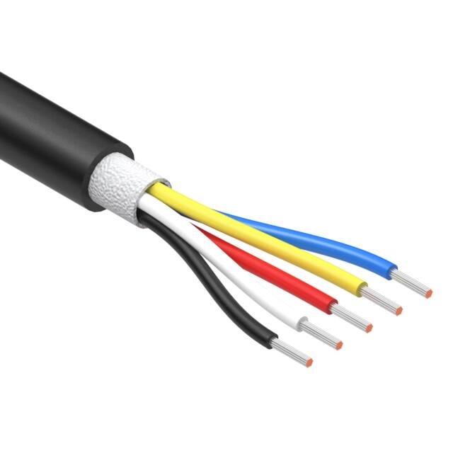 30-02004 CABLE 5COND 30AWG BLACK 502'