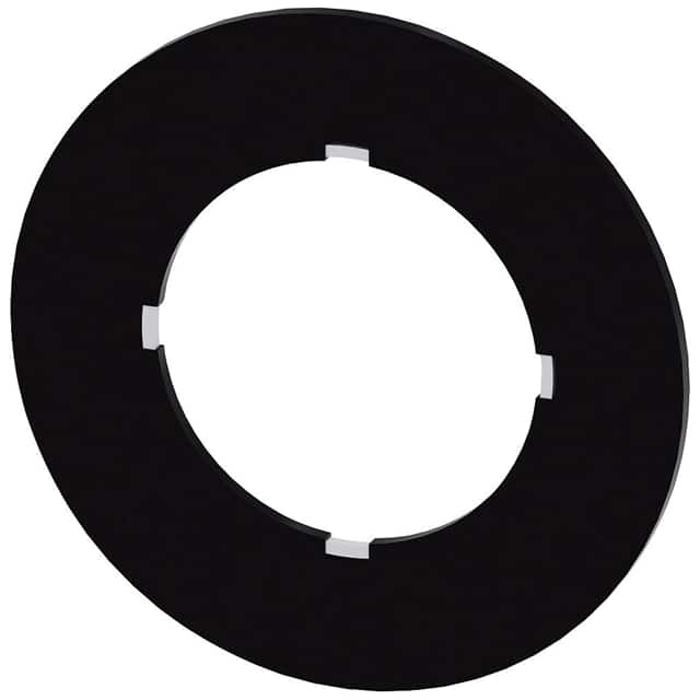 3SU19000BG160AA0 POTENTIOMETER LABEL PLATE, BLACK