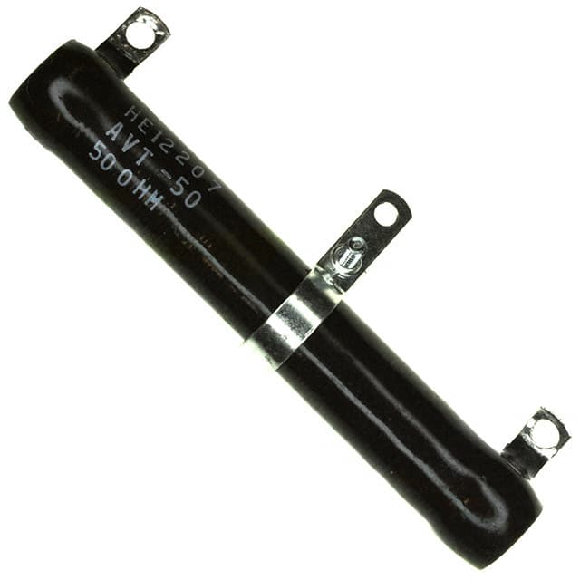 AVT05006E50R00KE ADJ PWR RES 50 OHM 50W CHAS MT