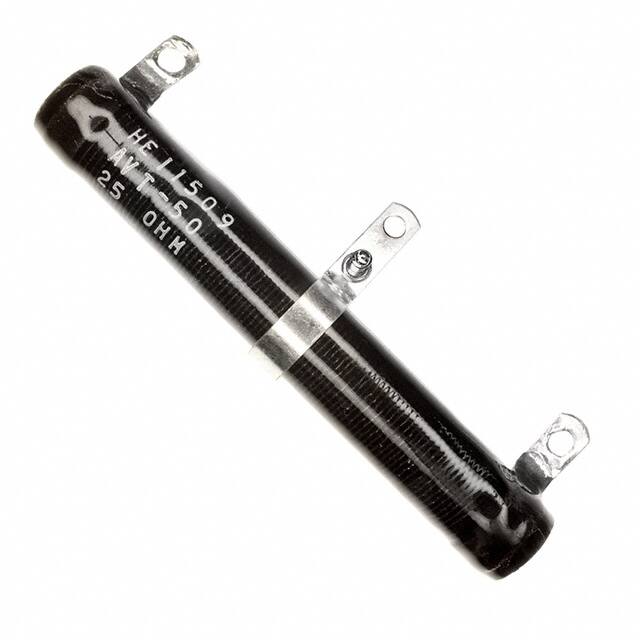 AVT05006E25R00KE ADJ PWR RES 25 OHM 50W CHAS MT