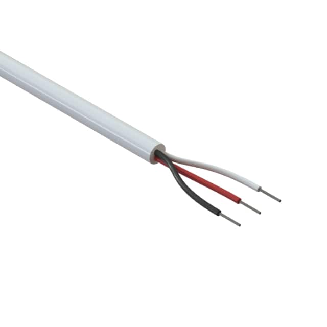 30-00378 CABLE 3COND 26AWG WHITE 1M