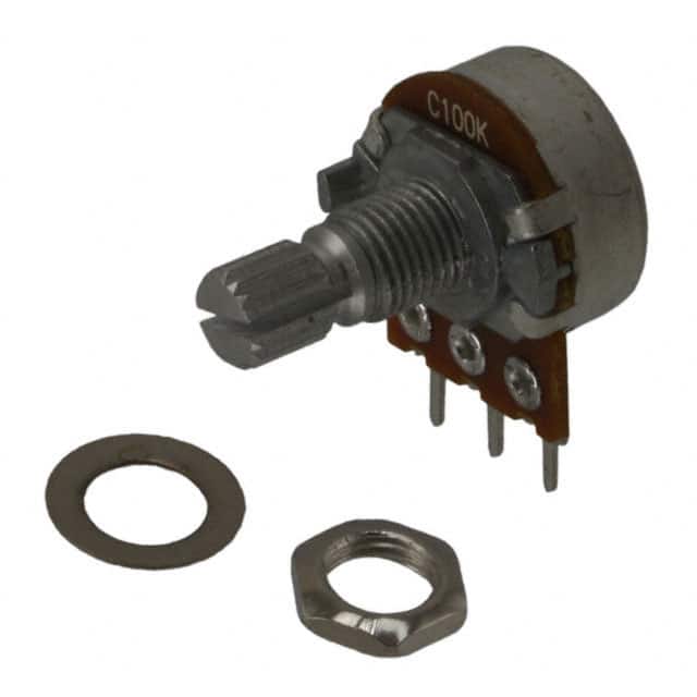 P160KN-0QC15C100K POT 100K OHM 1/10W PLASTIC R-LOG